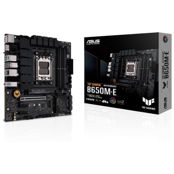 ASUS TUF GAMING B650M-E, mATX, AM5, AMD B650, 4x DDR5, PCIe 4.0 ASUS TUF GAMING B650M-E, mATX, AM5, AMD B650, 4x DDR5, PCIe 4.0