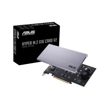 ASUS Adaptateur de bus hôte HYPER M.2 X16 CARD V2 ASUS Adaptateur de bus hôte HYPER M.2 X16 CARD V2