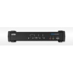 Aten CS1764A: DVI KVM Switch, 4Port, USB1.1, avec4 câblesätze 1.8 Meter