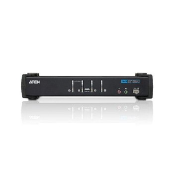 Aten CS1764A: DVI KVM Switch, 4Port, USB1.1, inkl.4 Kabelsätze 1.8 Meter Aten CS1764A: DVI KVM Switch, 4Port, USB1.1, inkl.4 Kabelsätze 1.8 Meter