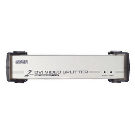 Aten 2Port DVI Splitter: VS162, Aktiv verstärkt, DVI-I, unterstützt DVI,VGA