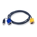 Aten 2L-5202UP: USB-KVM-câble 1.8M, PC-Anschlussstecker: HDB et USB