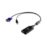 Aten KA7570: VGA-auf-KVM-Adaptercâble, (Kat. 5e/6) avec USB-Steckern, bis 40m