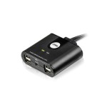 Aten USB 2.0 Sharing Switch: 4 Port, 2 PC's teilen sich 4 USB Gerät