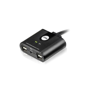 Aten USB 2.0 Sharing Switch: 4 Port, 2 PC's teilen sich 4 USB Gerät Aten USB 2.0 Sharing Switch: 4 Port, 2 PC's teilen sich 4 USB Gerät