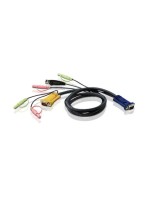Aten 2L-5305U: USB-KVM-Kabel 5M, PC-Anschlussstecker: HDB und USB, Audio