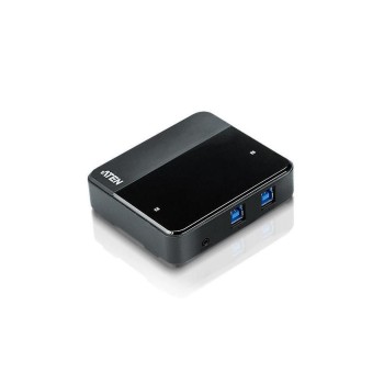 Aten USB 3.0 Sharing Switch: 2 Port, 2 PC's teilen sich 4 USB Geräte Aten USB 3.0 Sharing Switch: 2 Port, 2 PC's teilen sich 4 USB Geräte