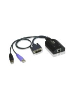 Aten KA7166: DVI-auf-KVM-Adaptercable, (Kat. 5e/6) with USB-Steckern, bis 40m