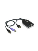 Aten KA7168: HDMI-auf-KVM-Adaptercable, (Kat. 5e/6) with USB-Steckern, bis 40m