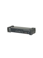 Aten CS1924M: DP KVM Switch, 4 Port, bis 4096x2160, USB, Klinke, Multistream
