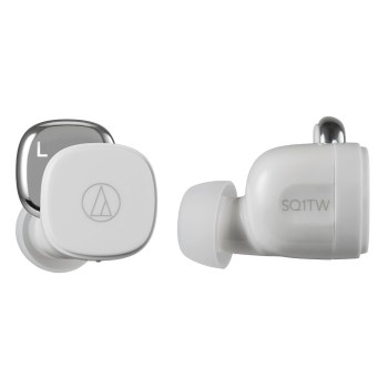 Audio-Technica Écouteurs True Wireless In-Ear ATH-SQ1TW Blanc Audio-Technica Écouteurs True Wireless In-Ear ATH-SQ1TW Blanc