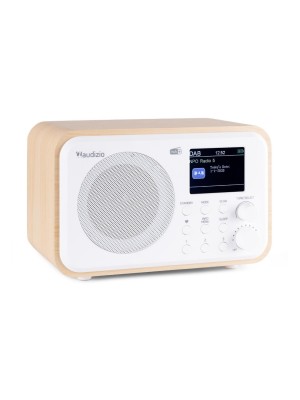 Audizio Milan, DAB+ Radio with Bluetooth, white Audizio Milan, DAB+ Radio with Bluetooth, white
