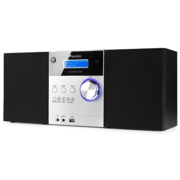 Audizio MetzAl, DAB+/FM Radio mit BT u. CD, aluminium Audizio MetzAl, DAB+/FM Radio mit BT u. CD, aluminium