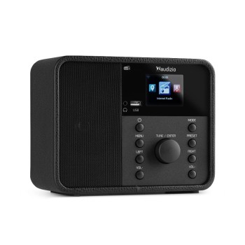 Audizio NardoBL, Internet Radio, DAB+, FM, BT, Wlan, black Audizio NardoBL, Internet Radio, DAB+, FM, BT, Wlan, black