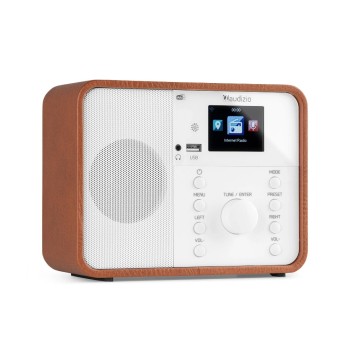 Audizio NardoWH, Internet Radio, DAB+, FM, BT, Wlan, holz Audizio NardoWH, Internet Radio, DAB+, FM, BT, Wlan, holz