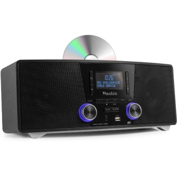 Audizio Cannes, Hifi-System, DAB+, CD, BT, MP3 Audizio Cannes, Hifi-System, DAB+, CD, BT, MP3