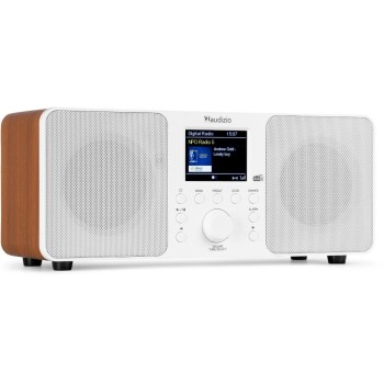 Audizio Genua WH, DAB+/FM Radio with Bluetooth, white Audizio Genua WH, DAB+/FM Radio with Bluetooth, white