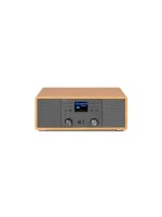 Audizio Radio Avola-BMB DAB+/FM avec Bluetooth et lecteur CD, Wi-Fi, bambou Brun