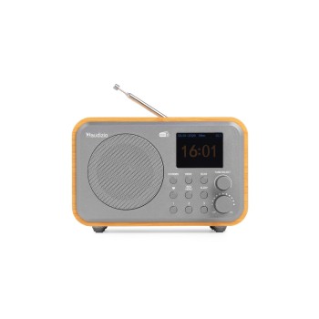 Audizio Milan-Bamboo, DAB+ Radio with BT u. FM, bambusfarben