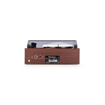 Audizio Tourne-disque Bluetooth Reno-WD Stéréo Brun