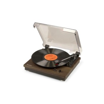 Audizio Tourne-disque Bluetooth RP112D Brun foncé