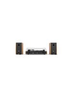 Audizio Tourne-disque RP335BB avec haut-parleur, bambou Brun clair