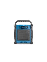 Audizio Radio portable Temi-XL pour chantier, DAB+/FM avec batterie, IP54 Bleu