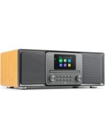 Audizio Palmi-BA, DAB+/CD-Radio, Bluetooth, accu, Bambus