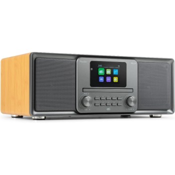 Audizio Palmi-BA, DAB+/CD-Radio, Bluetooth, Akku, Bambus Audizio Palmi-BA, DAB+/CD-Radio, Bluetooth, Akku, Bambus