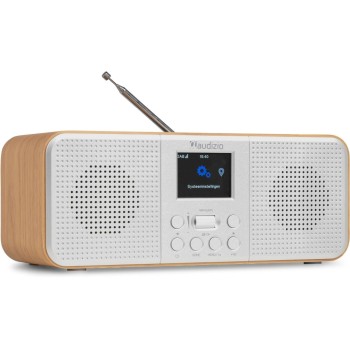 Audizio Bucine-WH, Internetradio, DAB+, WLAN, Bluetooth, Weiss Audizio Bucine-WH, Internetradio, DAB+, WLAN, Bluetooth, Weiss