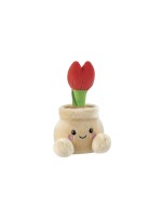 AURORA Peluche Palm Pals Lilybelle : tulipe en pot peluche
