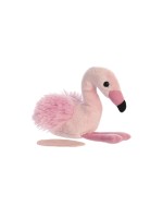 AURORA Peluche Le flamant rose de Shoulderkins peluche