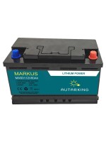 Autarking Markus Li Batterie 12.8V 80Ah, mit App, Starter, 355x175x190mm