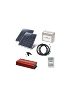 Autosolar Set Basic with Lithium-Batterie, 200W, 55Ah, 600W Wechselrichter