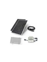 AutoSolar BKW 600W set670-mi600v2-w, MI600v2, 2x 335 W Modul, W-Halter, cable 5m