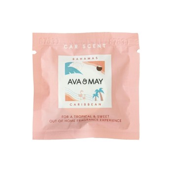 AVA & MAY Autoduft Bahamas, parfümiertes Polymer, Kokos, Moni & Vanille AVA & MAY Autoduft Bahamas, parfümiertes Polymer, Kokos, Moni & Vanille