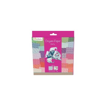 Avenue Mandarine Papier Origami Liberty, 70g/m2, 60 Blatt, 20 x 20 cm, assortiert Avenue Mandarine Papier Origami Liberty, 70g/m2, 60 Blatt, 20 x 20 cm, assortiert