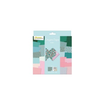 Avenue Mandarine Papier Origami Scales, 70g/m2, 60 Blatt, 20 x 20 cm, assortiert Avenue Mandarine Papier Origami Scales, 70g/m2, 60 Blatt, 20 x 20 cm, assortiert