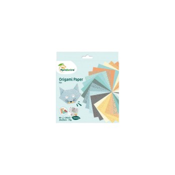 Avenue Mandarine Origami Papier Fell, 20x20cm, 60 Blatt 70g
