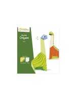 Avenue Mandarine Mon petit origami, les dinosaures, 20 feuilles multicolores