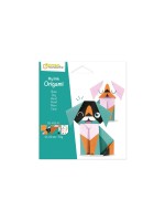 Avenue Mandarine Mon petit origami, chien, 20 feuilles multicolores