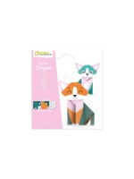 Avenue Mandarine Mon petit Origami, chat, 20 feuilles multicolores