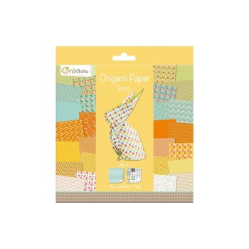 Avenue Mandarine Origamipapier Frühling, 20x20cm, 60 Blatt 70g