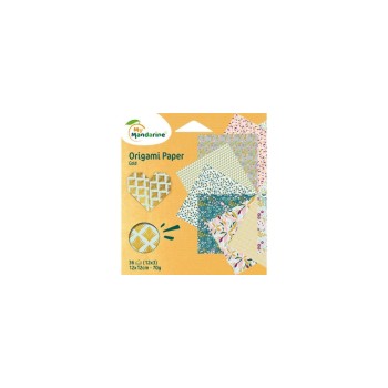 Avenue Mandarine Origamipapier Gold, 12x12cm, 36 Blatt 70g