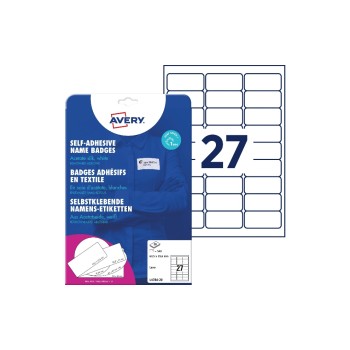 Avery Zweckform Namens-Etiketten L8784-20, 6.5 x 29.6mm, white Avery Zweckform Namens-Etiketten L8784-20, 6.5 x 29.6mm, white