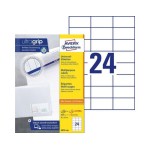 Avery Zweckform Etiketten A4, 70x37mm, Packung zu 220 Blatt / 5280 Etiketten