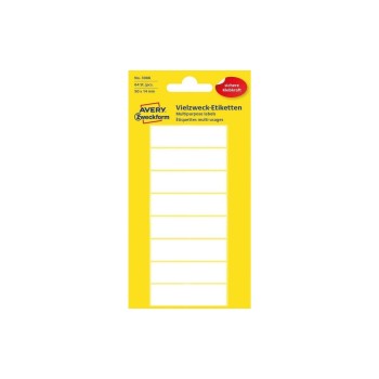 Avery Zweckform Etiketten Vielzweck white, 50x14mm, 8 Bogen / 64 Etiketten