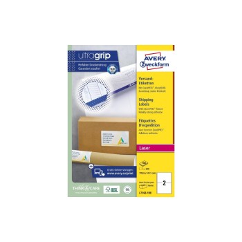 Avery Zweckform Versand-Etiketten, 199.6x143.5mm,100 Bogen/200 Etiketten Avery Zweckform Versand-Etiketten, 199.6x143.5mm,100 Bogen/200 Etiketten