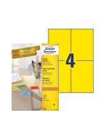 Avery Zweckform Etiketten yellow, 105x148mm, 100 Bogen / 400 Etiketten