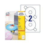 Avery Zweckform CD-Etiketten, Packung for 100 Blatt / 200 Etiketten